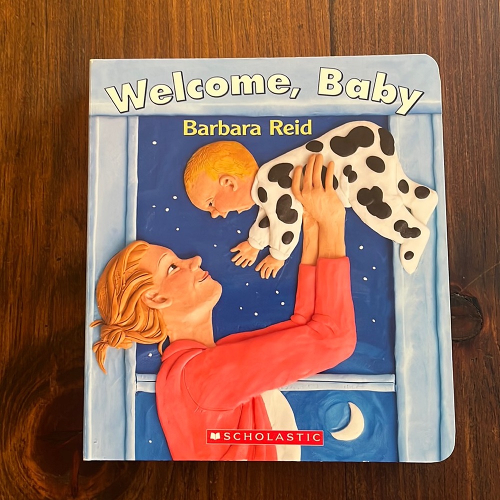ANY OFFER ACCEPTED! Welcome, Baby board book by Barbara Reid. Like new.